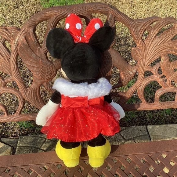 Build A Bear Minnie Mouse 19.5” Tall Comes With Red Party Dress - Picture 3 of 9